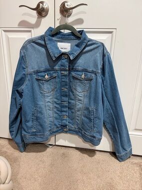 Nine West Medium Blue Denim Jacket